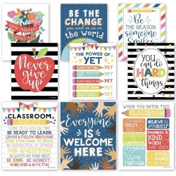 Colorful Classroom Decor Signs
